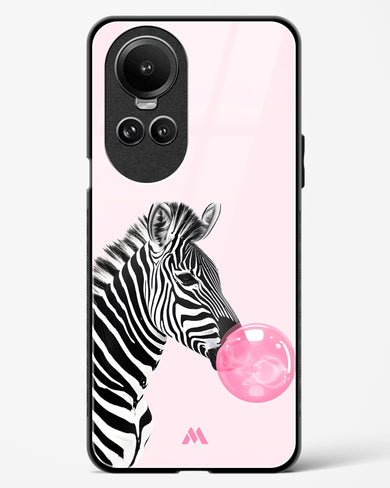 Bubble Pop Zebra Glass Case Phone Cover (Oppo)