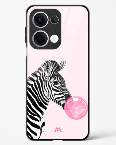 Bubble Pop Zebra Glass Case Phone Cover (Oppo)