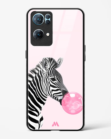 Bubble Pop Zebra Glass Case Phone Cover (Oppo)
