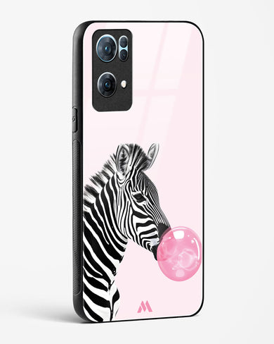 Bubble Pop Zebra Glass Case Phone Cover (Oppo)