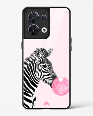 Bubble Pop Zebra Glass Case Phone Cover (Oppo)