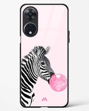 Bubble Pop Zebra Glass Case Phone Cover (Oppo)