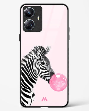 Bubble Pop Zebra Glass Case Phone Cover (Realme)