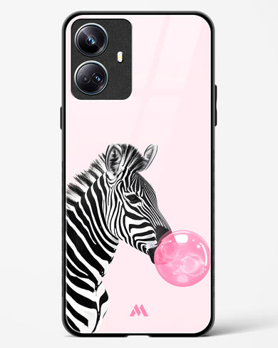 Bubble Pop Zebra Glass Case Phone Cover (Realme)