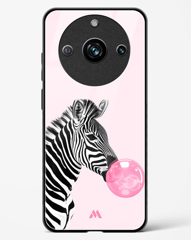 Bubble Pop Zebra Glass Case Phone Cover (Realme)