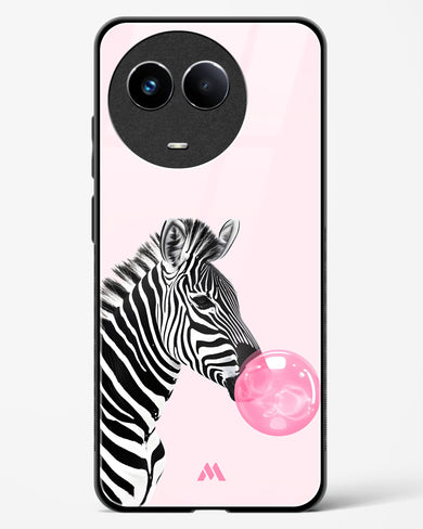 Bubble Pop Zebra Glass Case Phone Cover (Realme)