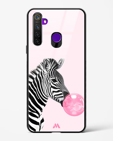 Bubble Pop Zebra Glass Case Phone Cover (Realme)