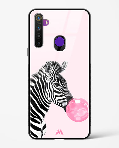 Bubble Pop Zebra Glass Case Phone Cover (Realme)