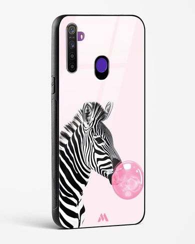 Bubble Pop Zebra Glass Case Phone Cover (Realme)