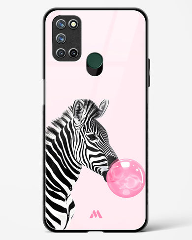 Bubble Pop Zebra Glass Case Phone Cover (Realme)