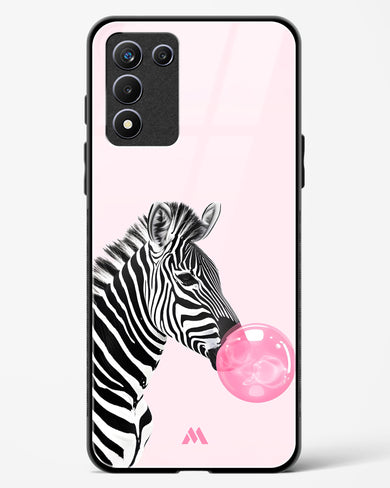 Bubble Pop Zebra Glass Case Phone Cover (Realme)