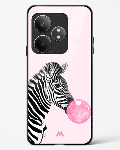 Bubble Pop Zebra Glass Case Phone Cover (Realme)