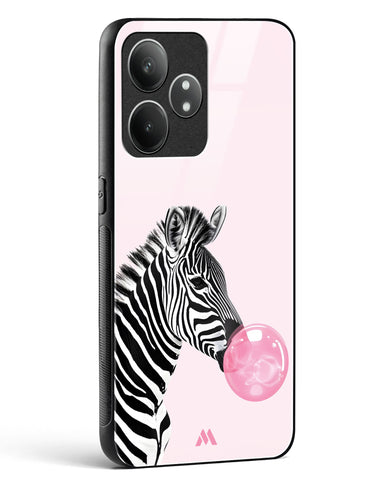 Bubble Pop Zebra Glass Case Phone Cover (Realme)