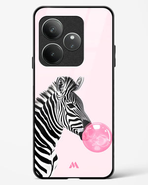Bubble Pop Zebra Glass Case Phone Cover (Realme)