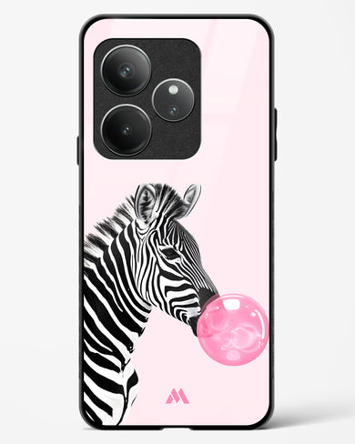 Bubble Pop Zebra Glass Case Phone Cover (Realme)