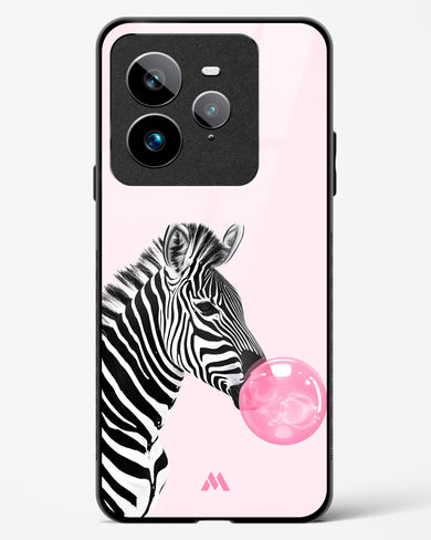 Bubble Pop Zebra Glass Case Phone Cover (Realme)