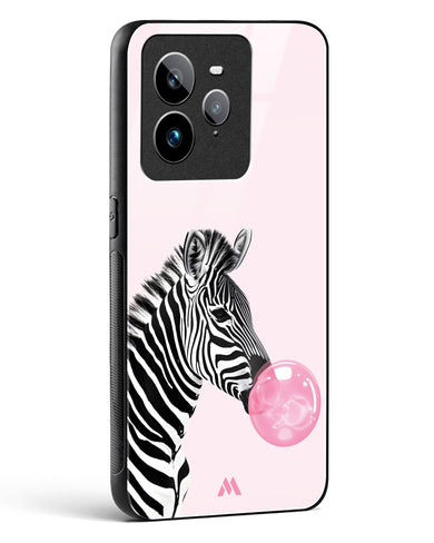 Bubble Pop Zebra Glass Case Phone Cover (Realme)