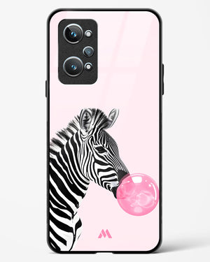 Bubble Pop Zebra Glass Case Phone Cover (Realme)
