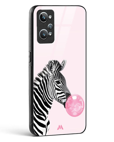 Bubble Pop Zebra Glass Case Phone Cover (Realme)