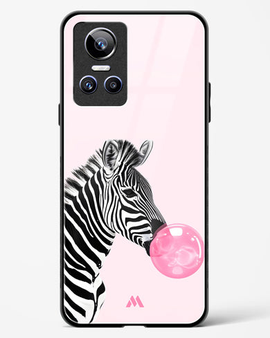 Bubble Pop Zebra Glass Case Phone Cover (Realme)