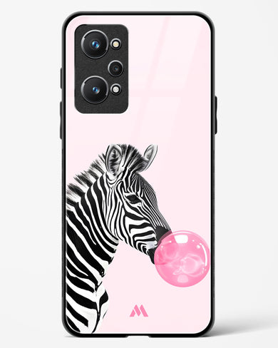 Bubble Pop Zebra Glass Case Phone Cover (Realme)