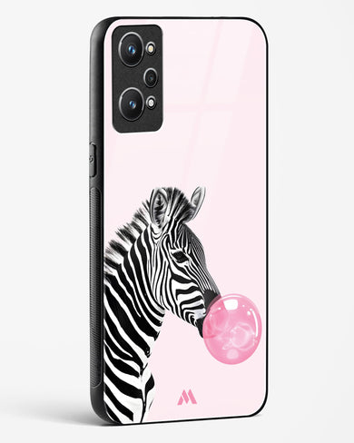 Bubble Pop Zebra Glass Case Phone Cover (Realme)