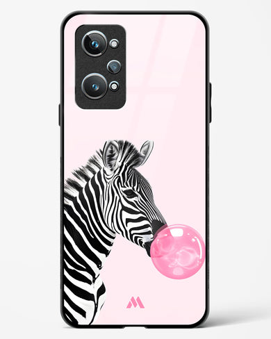 Bubble Pop Zebra Glass Case Phone Cover (Realme)