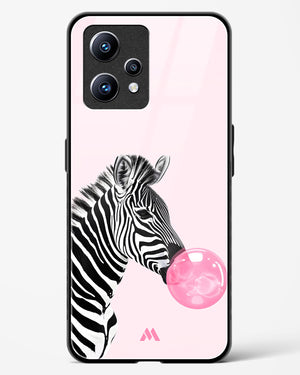 Bubble Pop Zebra Glass Case Phone Cover (Realme)
