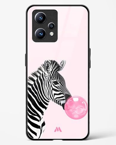 Bubble Pop Zebra Glass Case Phone Cover (Realme)