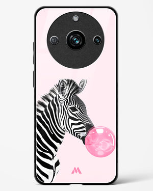 Bubble Pop Zebra Glass Case Phone Cover (Realme)