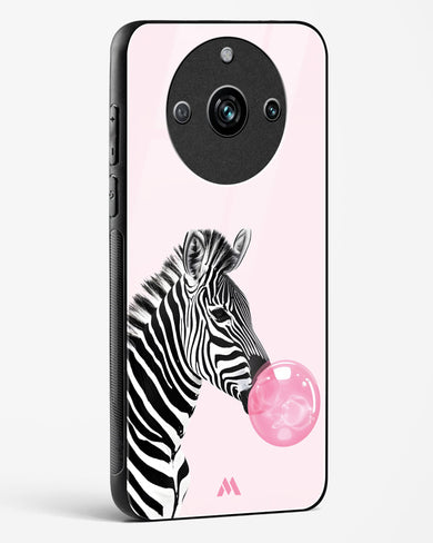Bubble Pop Zebra Glass Case Phone Cover (Realme)