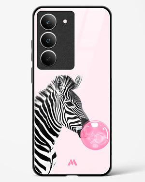 Bubble Pop Zebra Glass Case Phone Cover (Realme)