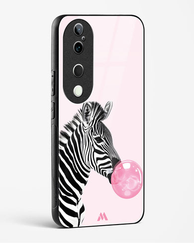 Bubble Pop Zebra Glass Case Phone Cover (Vivo)