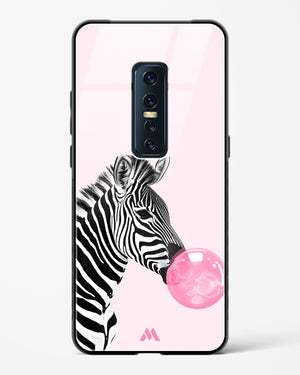 Bubble Pop Zebra Glass Case Phone Cover (Vivo)