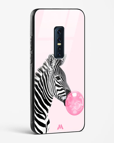 Bubble Pop Zebra Glass Case Phone Cover (Vivo)