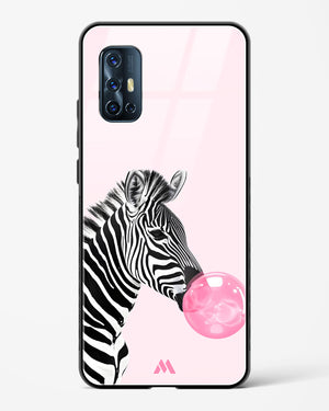 Bubble Pop Zebra Glass Case Phone Cover (Vivo)