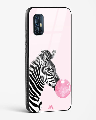 Bubble Pop Zebra Glass Case Phone Cover (Vivo)