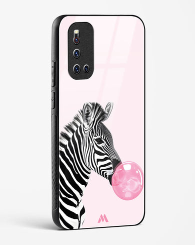 Bubble Pop Zebra Glass Case Phone Cover (Vivo)