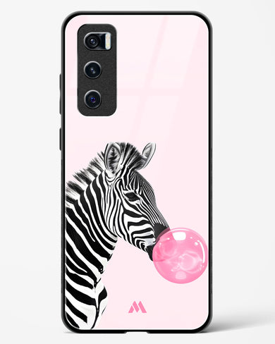 Bubble Pop Zebra Glass Case Phone Cover (Vivo)