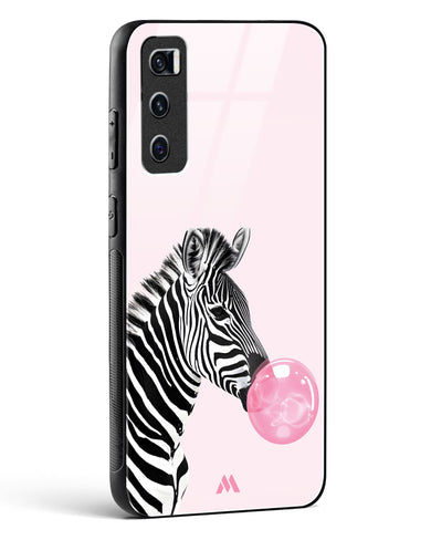 Bubble Pop Zebra Glass Case Phone Cover (Vivo)