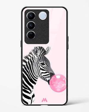 Bubble Pop Zebra Glass Case Phone Cover (Vivo)