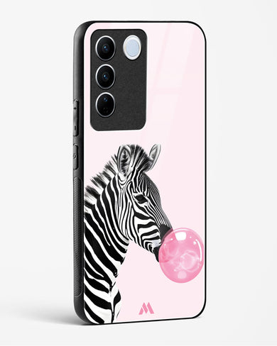 Bubble Pop Zebra Glass Case Phone Cover (Vivo)