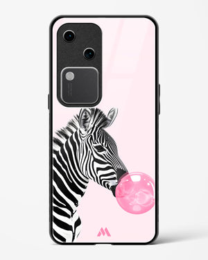 Bubble Pop Zebra Glass Case Phone Cover (Vivo)