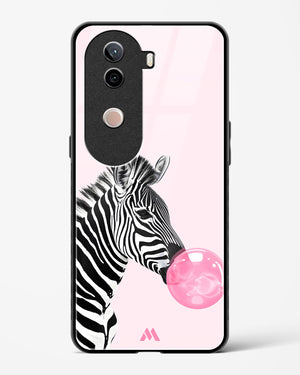 Bubble Pop Zebra Glass Case Phone Cover (Vivo)