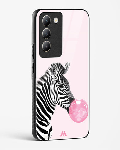 Bubble Pop Zebra Glass Case Phone Cover (Vivo)