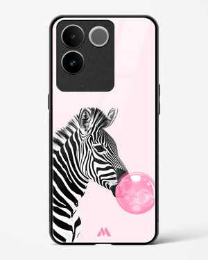 Bubble Pop Zebra Glass Case Phone Cover (Vivo)