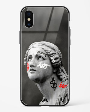 Graffiti Goddess Glass Case Phone Cover (Apple)