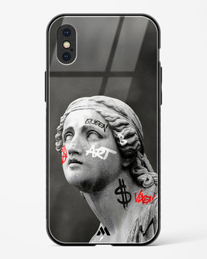 Graffiti Goddess Glass Case Phone Cover (Apple)