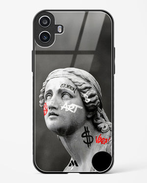 Graffiti Goddess Glass Case Phone Cover (Nothing)