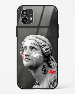Graffiti Goddess Glass Case Phone Cover (Nothing)